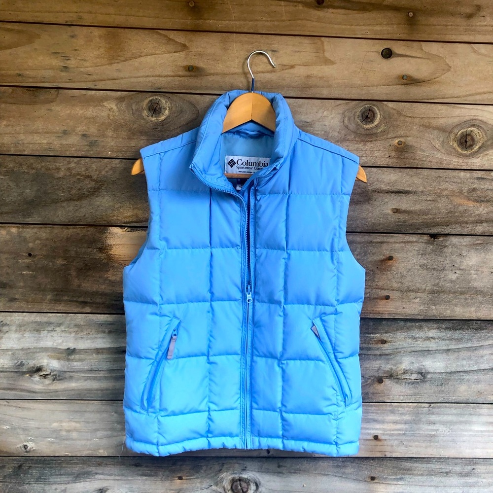 Sky Blue Columbia Vest Women S